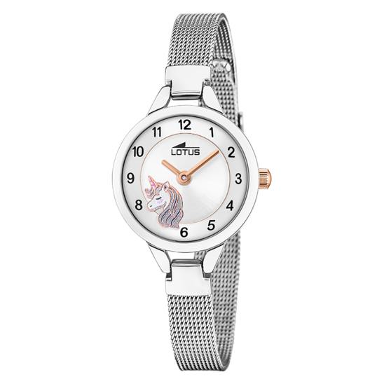 lotus RELOJ INFANTIL LOTUS JUNIOR CON ESFERA PLATEADA 18862/2