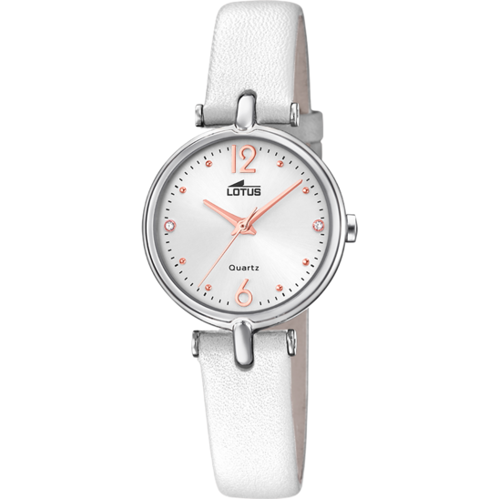 lotus RELOJ LOTUS 18458/A PLATEADO CORREA DE CUERO MUJER
