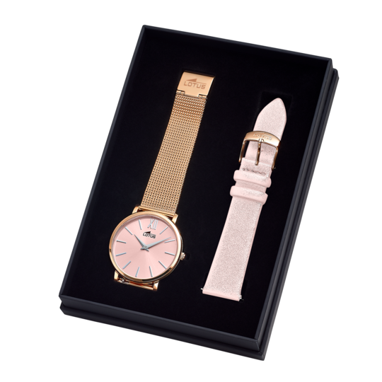 lotus RELOJ DE MUJER LOTUS MINIMALIST CON ESFERA ROSA 18730/1 Liquidación