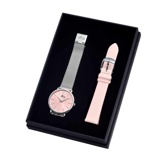 lotus RELOJ DE MUJER LOTUS MINIMALIST CON ESFERA ROSA 18731/2 Envío internacional gratuito