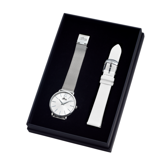 lotus RELOJ DE MUJER LOTUS MINIMALIST CON ESFERA PLATEADA 18731/1 Tienda de fábrica
