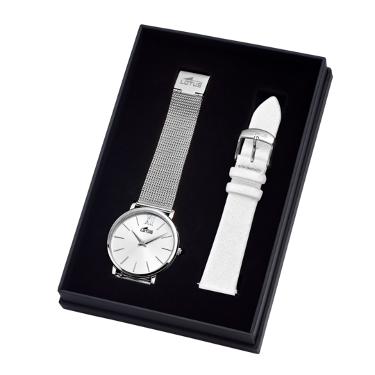 lotus RELOJ DE MUJER LOTUS MINIMALIST CON ESFERA PLATEADA 18728/1 Limitado a 3 días