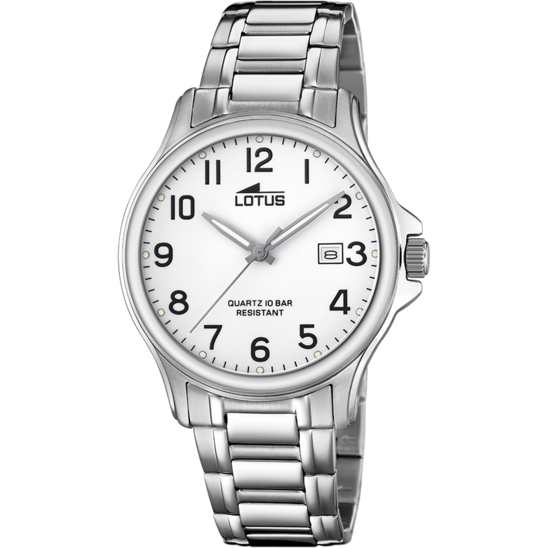 lotus RELOJ DE HOMBRE LOTUS CLASSIC STEEL CON ESFERA BLANCA 18645/1