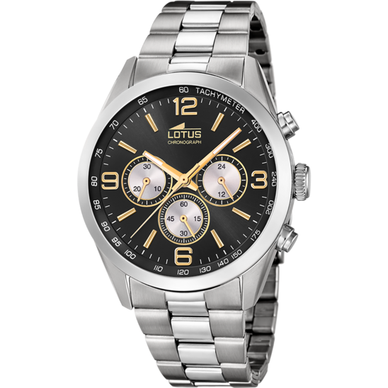 lotus RELOJ DE HOMBRE LOTUS MINIMALIST CON ESFERA NEGRA 18152/I