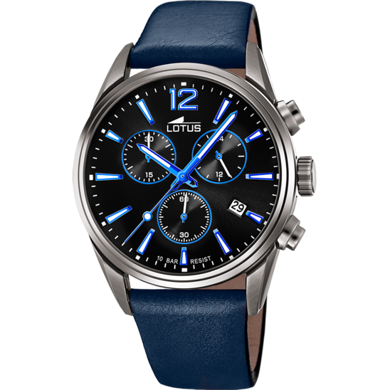 lotus RELOJ DE HOMBRE LOTUS CHRONO CON ESFERA NEGRA 18683/6