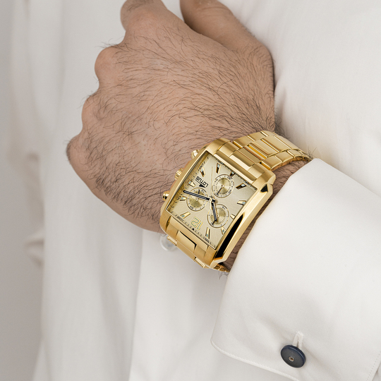 lotus RELOJ LOTUS SQUARE SERIES 18853/5 DORADO CORREA DE ACERO INOXIDABLE 316L HOMBRE Descuentos del mes