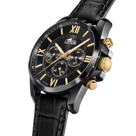 lotus LOTUS 18881/3 NEGRO CUERO HOMBRE Última moda