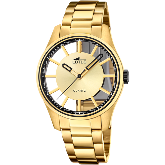 lotus RELOJ DE HOMBRE LOTUS EXCELLENT CON ESFERA DORADO 18903/1 Ofertas de temporada