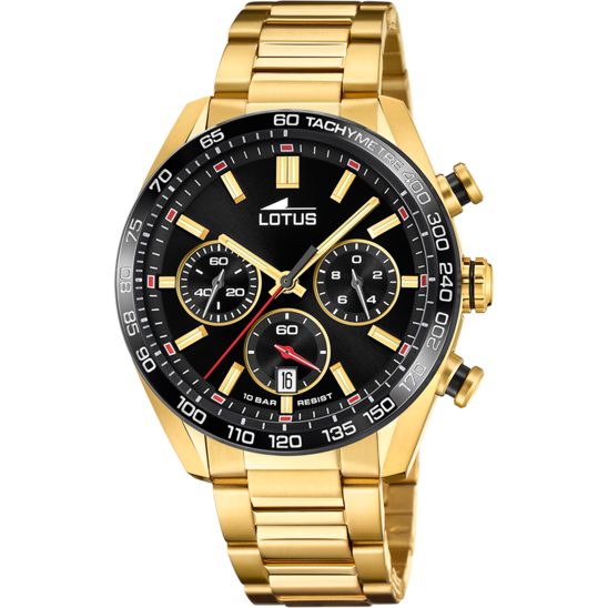 lotus RELOJ DE HOMBRE LOTUS CHRONO CON ESFERA NEGRA 18917/6