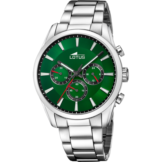 lotus RELOJ DE HOMBRE LOTUS CHRONO CON ESFERA VERDE 18922/4 Promoción por tiempo limitado