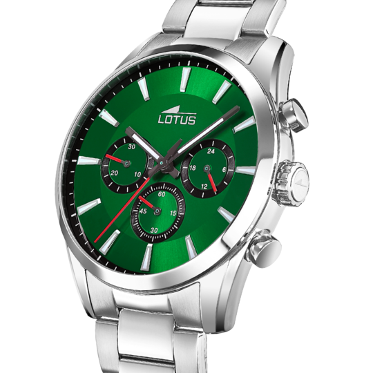 lotus RELOJ DE HOMBRE LOTUS CHRONO CON ESFERA VERDE 18922/4 Promoción por tiempo limitado