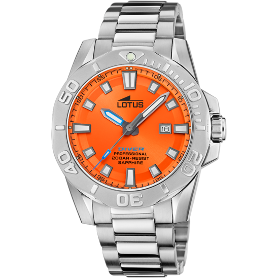 lotus RELOJ DE HOMBRE LOTUS DIVER CON ESFERA NARANJA 18926/3 Solo queda un día