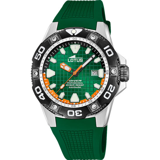 lotus RELOJ DE HOMBRE LOTUS DIVER CON ESFERA VERDE 18927/3
