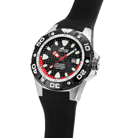 lotus RELOJ DE HOMBRE LOTUS DIVER CON ESFERA NEGRA 18927/4 Ahorra y exporta