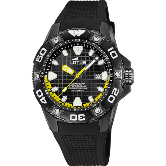 lotus RELOJ DE HOMBRE LOTUS DIVER CON ESFERA NEGRA 18928/2