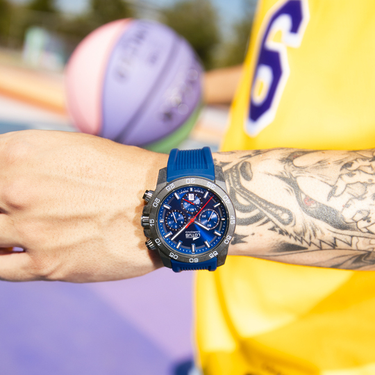 lotus RELOJ LOTUS CHRONO 18974/1 AZUL CORREA DE CAUCHO HOMBRE Superdescuento