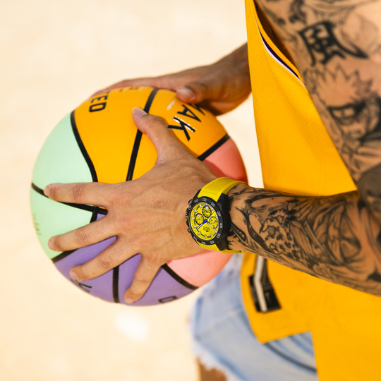 lotus RELOJ LOTUS CHRONO 18974/5 AMARILLO CORREA DE CAUCHO HOMBRE Tienda de fábrica