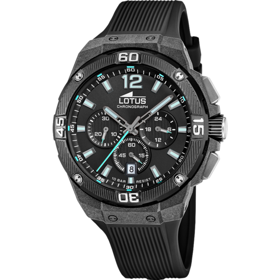 lotus RELOJ LOTUS CHRONO 18975/3 NEGRO CORREA DE CAUCHO HOMBRE En oferta