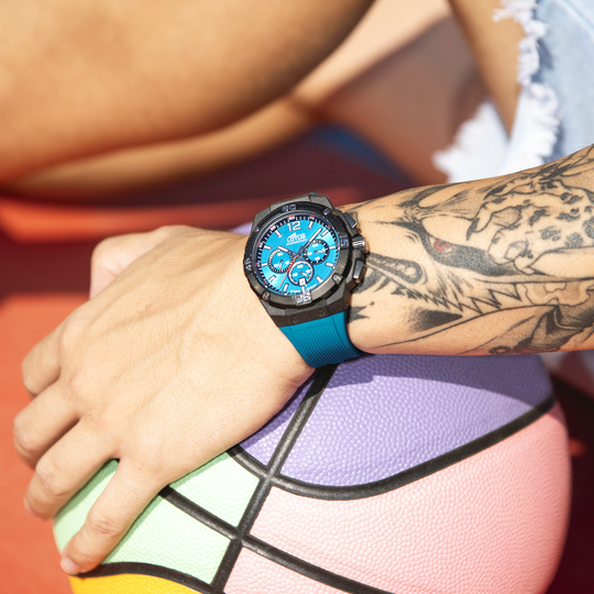 lotus RELOJ LOTUS CHRONO 18975/6 AZUL CORREA DE CAUCHO HOMBRE Oferta exclusiva