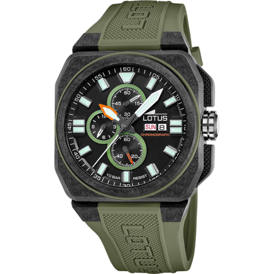 lotus RELOJ LOTUS CHRONO 18976/1 NEGRO CORREA DE CAUCHO HOMBRE Última moda