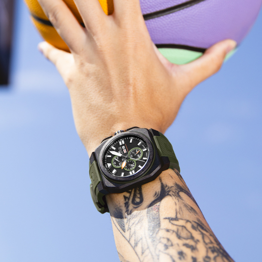 lotus RELOJ LOTUS CHRONO 18976/1 NEGRO CORREA DE CAUCHO HOMBRE Última moda