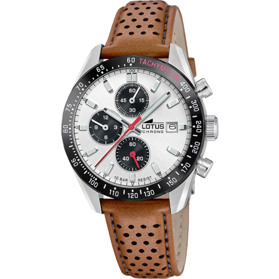 lotus RELOJ LOTUS CHRONO 18995/1 BLANCO CORREA DE PIEL HOMBRE