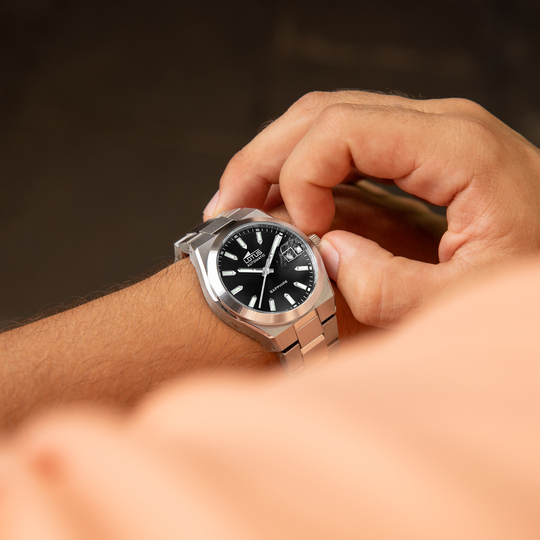 lotus RELOJ LOTUS AUTOMATIC 18996/5 NEGRO CORREA DE ACERO INOXIDABLE 316L HOMBRE Rebajas online