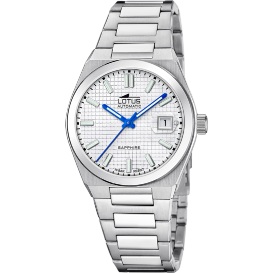 lotus RELOJ LOTUS AUTOMATIC 18999/1 PLATEADO CORREA DE ACERO INOXIDABLE 316L HOMBRE