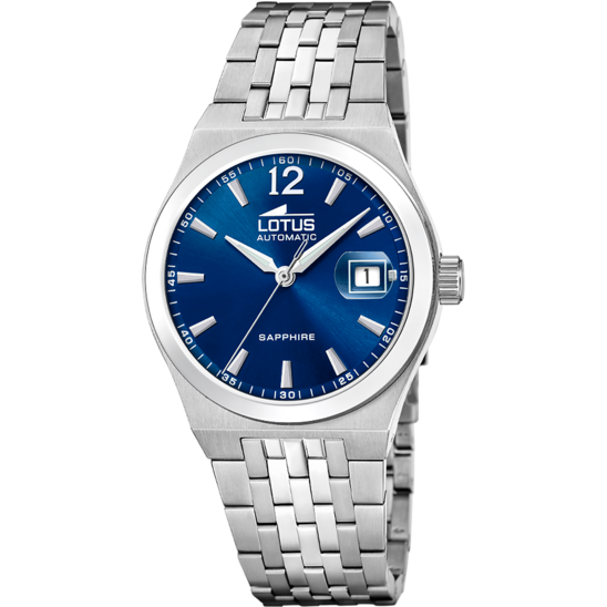 lotus RELOJ LOTUS AUTOMATIC 19000/3 AZUL CORREA DE ACERO INOXIDABLE 316L HOMBRE
