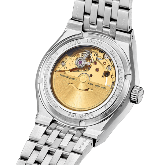 lotus RELOJ LOTUS AUTOMATIC 19000/4 VERDE CORREA DE ACERO INOXIDABLE 316L HOMBRE Última moda