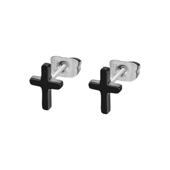 lotus PENDIENTES CRUZ LOTUS STYLE LS2227-4/1 ACERO INOXIDABLE 316L HOMBRE