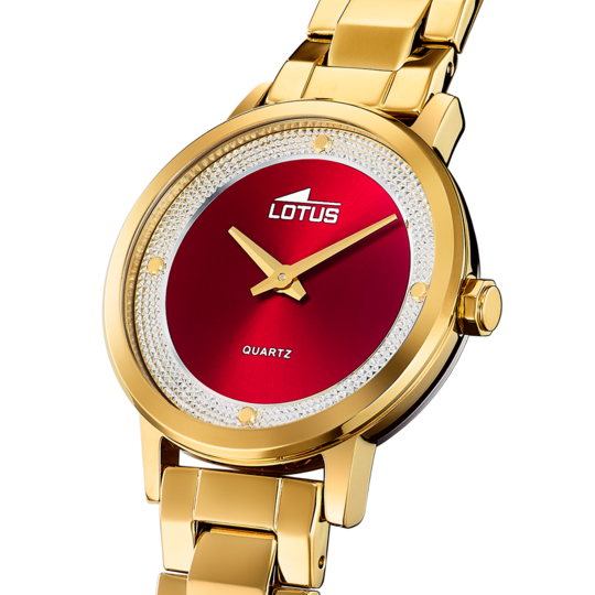 lotus RELOJ DE MUJER LOTUS TRENDY CON ESFERA ROJA 18893/2 Envío internacional gratuito