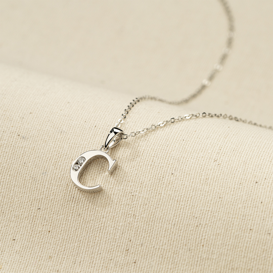 lotus COLLAR LETRA C LOTUS SILVER TRENDY LP3054-1/C PLATA MUJER Los más vendidos