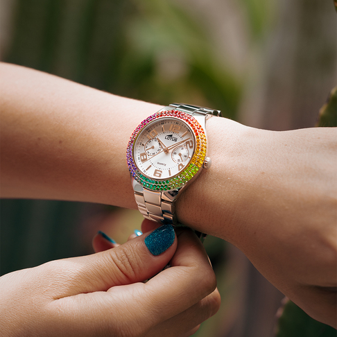 lotus RELOJ DE MUJER LOTUS BLISS CON ESFERA PLATEADA 18907/1 Envío gratis