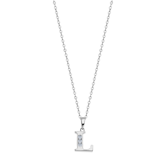 lotus COLLAR Letra L LOTUS SILVER TRENDY LP3054-1/L PLATA MUJER ÚLTIMAS EDICIONES