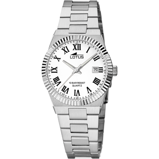 lotus RELOJ LOTUS FREEDOM 18838/4 BLANCO CORREA DE ACERO INOXIDABLE 316L MUJER