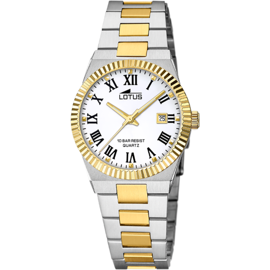 lotus RELOJ LOTUS 18839/4 BLANCO CORREA DE ACERO INOXIDABLE 316L MUJER