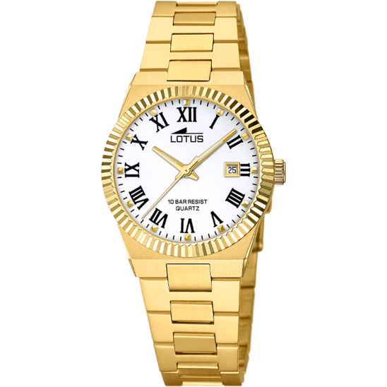 lotus RELOJ LOTUS 18840/4 BLANCO CORREA DE ACERO INOXIDABLE 316L MUJER