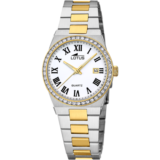 lotus RELOJ LOTUS FREEDOM 18886/A BLANCO CORREA DE ACERO INOXIDABLE 316L MUJER