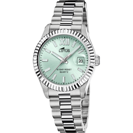 lotus RELOJ LOTUS FREEDOM 18930/7 VERDE CORREA DE ACERO INOXIDABLE 316L MUJER
