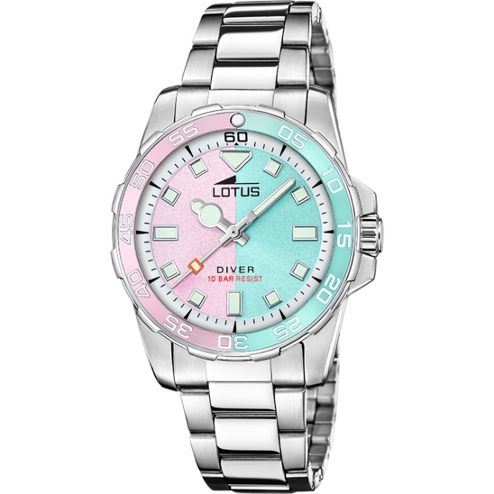 lotus RELOJ LOTUS TRENDY 18936/1 ROSA CORREA DE ACERO INOXIDABLE 316L MUJER Libre de impuestos
