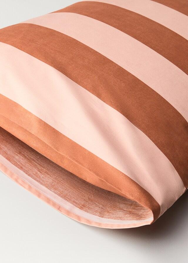 mango Funda almohada algodón percal rayas 50x75 cm Rebajas top