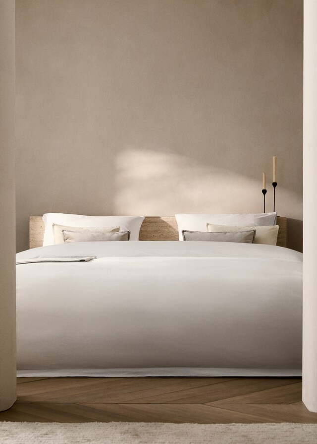 mango Funda nórdica algodón percal overlock cama 90 cm