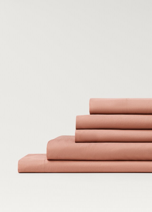 mango Sábana bajera algodón percal cama 150 cm Superdescuento