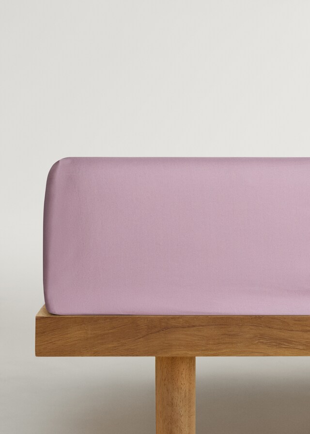 mango Sábana bajera algodón percal cama 150 cm Grandes descuentos