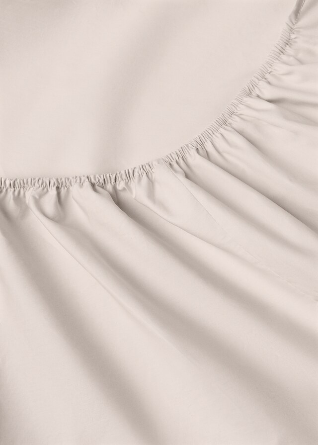 mango Sábana bajera algodón percal 300 hilos cama 135/140 cm Limitado a 3 días