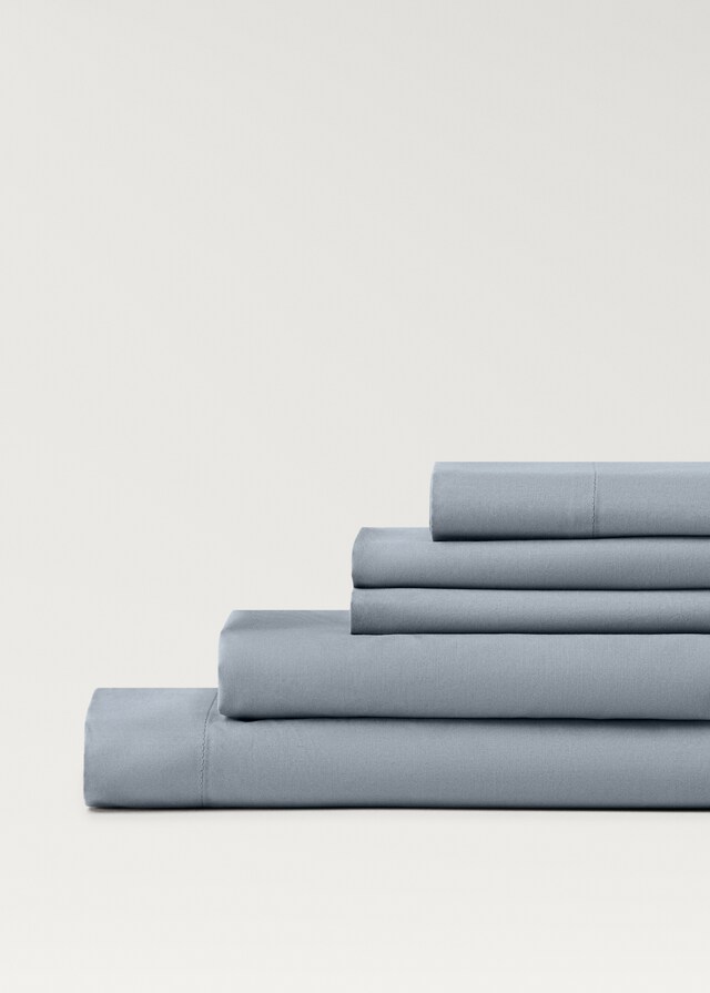 mango Sábana bajera algodón percal cama 150 cm Precios de Black Friday