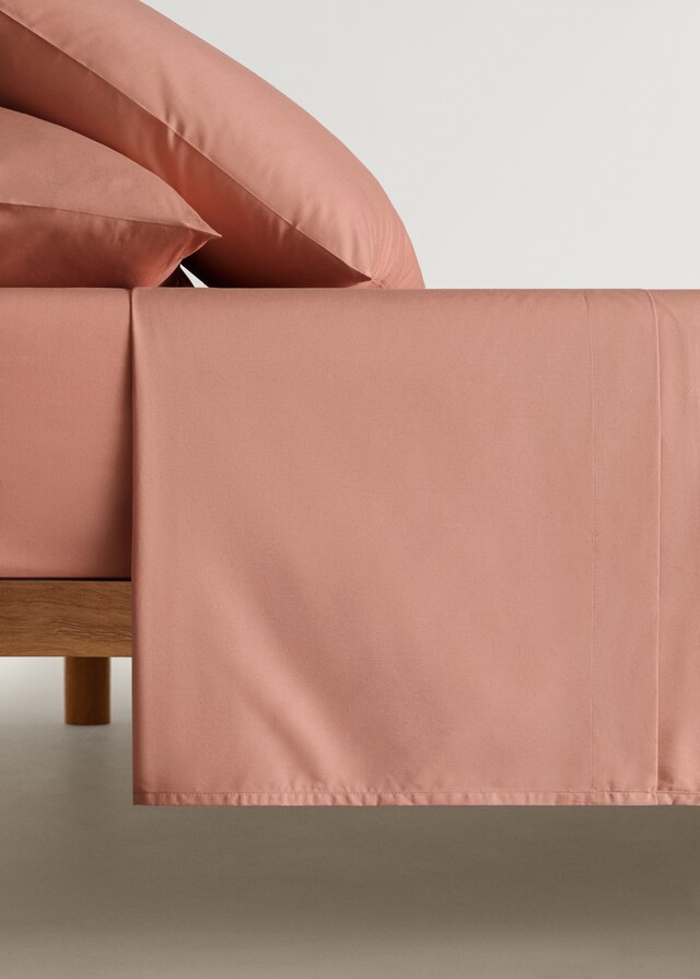 mango Sábana encimera algodón percal cama 150/160 cm En oferta
