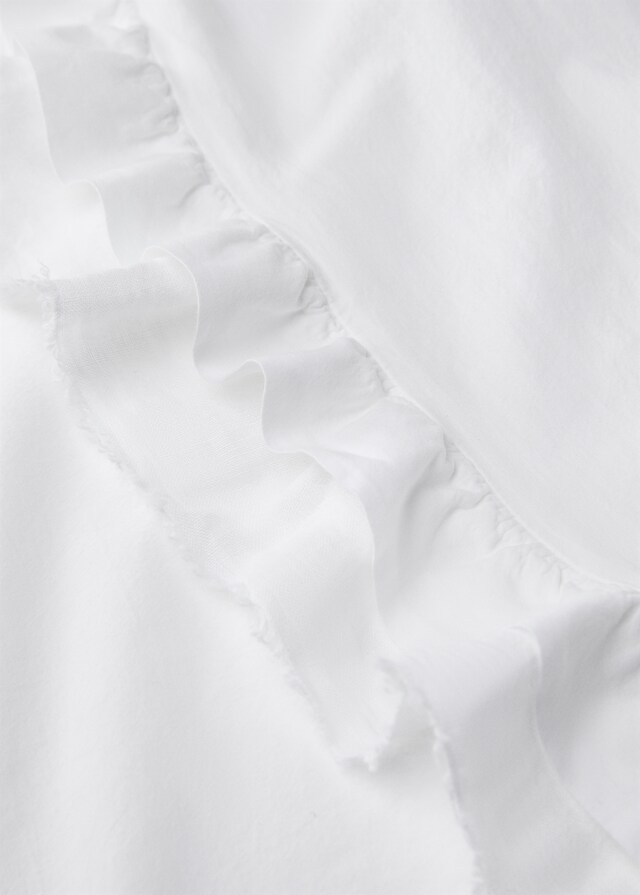 mango Sábana encimera algodón lavado volante lino cama 150/160 cm Última moda