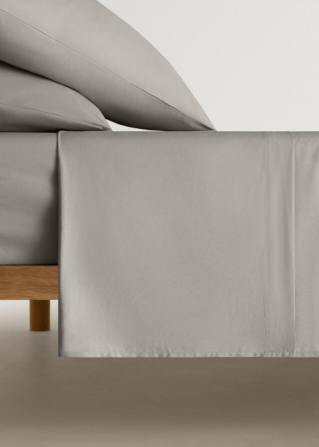 mango Sábana encimera algodón percal cama 150/160 cm Ofertas especiales